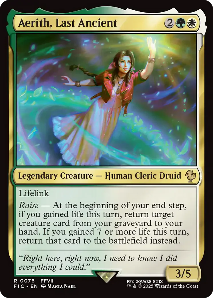 Aerith, Last Ancient [FINAL FANTASY Commander]