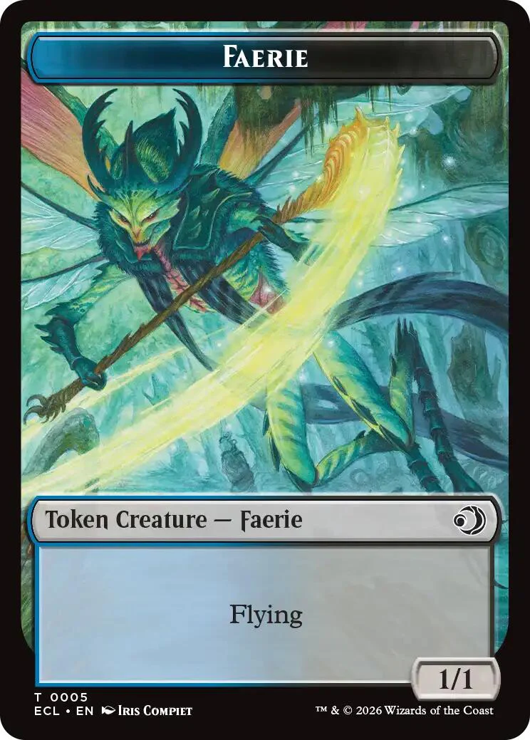 Faerie // Goblin Double-Sided Token [Lorwyn Eclipsed Tokens]