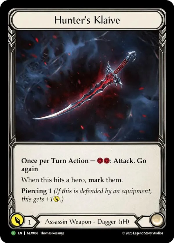 Hunter's Klaive [GEM068] (GEM Pack 2)